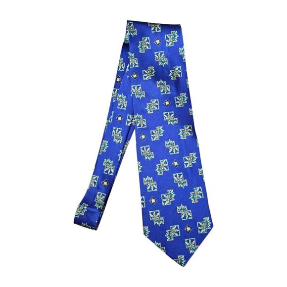 Valentino Cravatte New Men's Tie 100% Silk Italian Made Printed Long Necktie - Picture 3 of 8